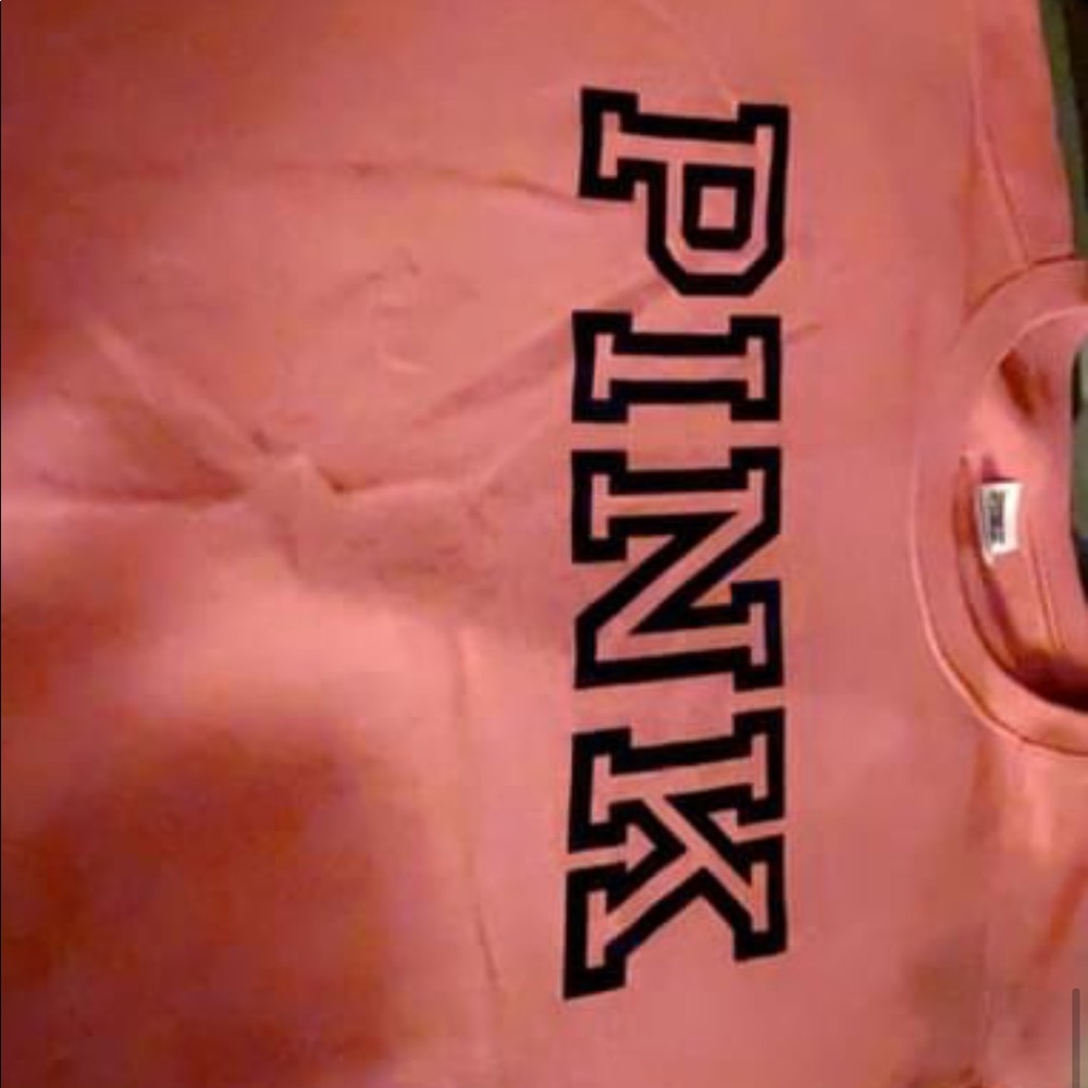 pink sweatshirt!